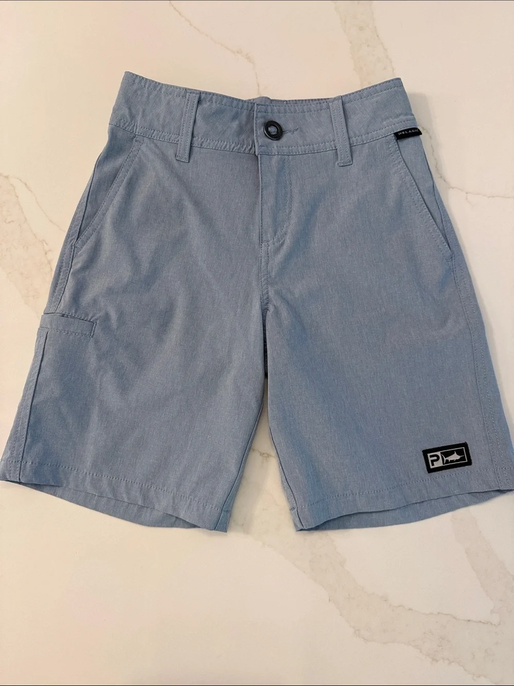 Pelagic Youth Light Blue Swim Trunks